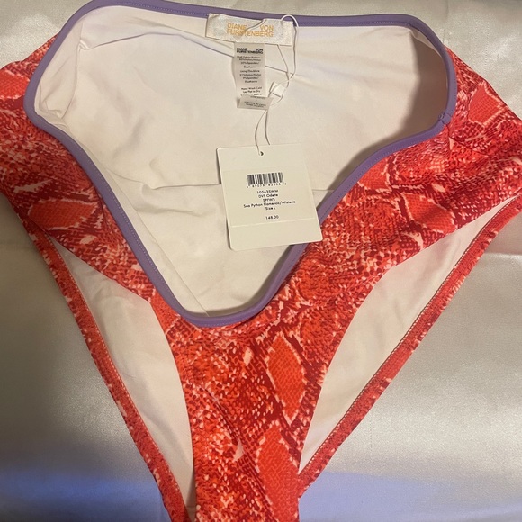 DVF Swim bottoms Odette Sea Python Flamenco - Picture 5 of 7